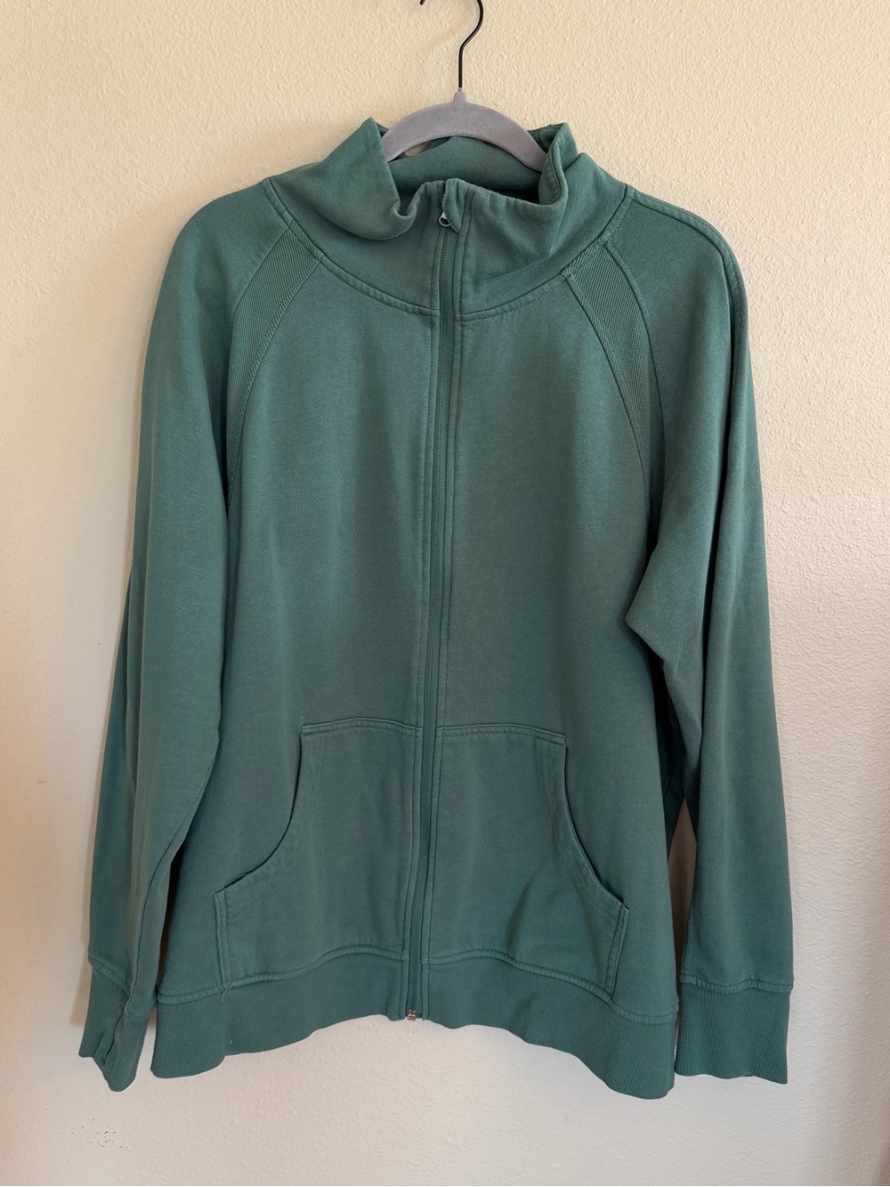 Maurices Teal Green Zip-up Sweatshirt Jacket Size XL